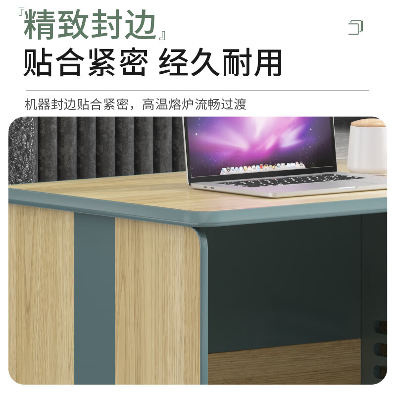 域赢职员位办公桌屏风职员工作位现代简约隔断卡座一字型面对面双人位高清大图