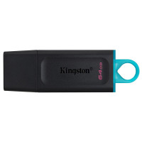 金士顿(Kingston) USB3.2 Gen 1 U盘 DTX 时尚设计 轻巧便携 防尘拔盖设计 64GB 蓝色优盘