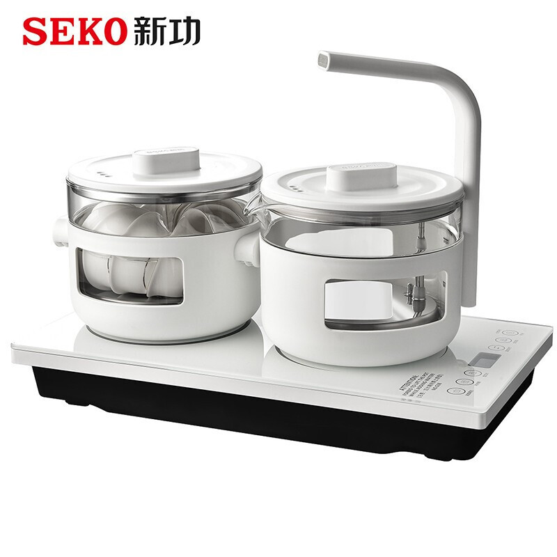 新功(SEKO) 全自动上水电热水壶智能玻璃烧水壶家用茶台嵌入式电茶炉
