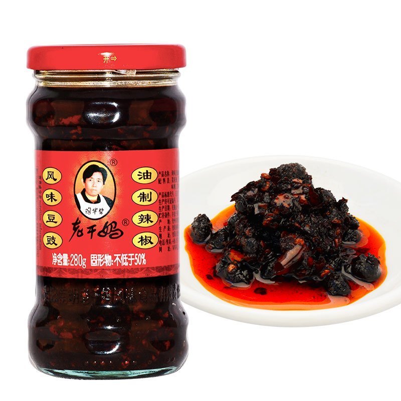 陶华碧老干妈风味豆豉油辣椒280g辣椒酱下饭菜佐餐酱拌饭酱香辣酱