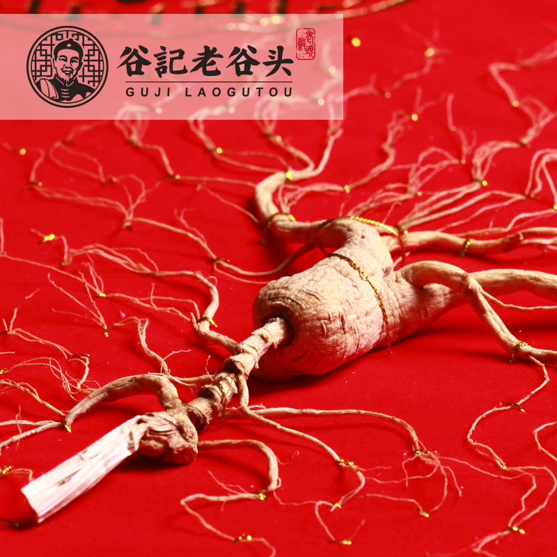 老谷头 东北人参 野山参礼盒 吉林长白山山参人参礼盒 林下参