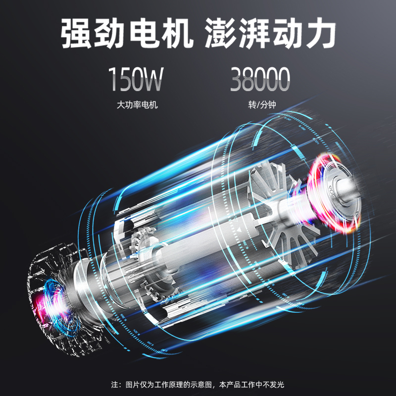 海尔(Haier) 吸尘器 无线手持 家用多功能 HZB-G221A