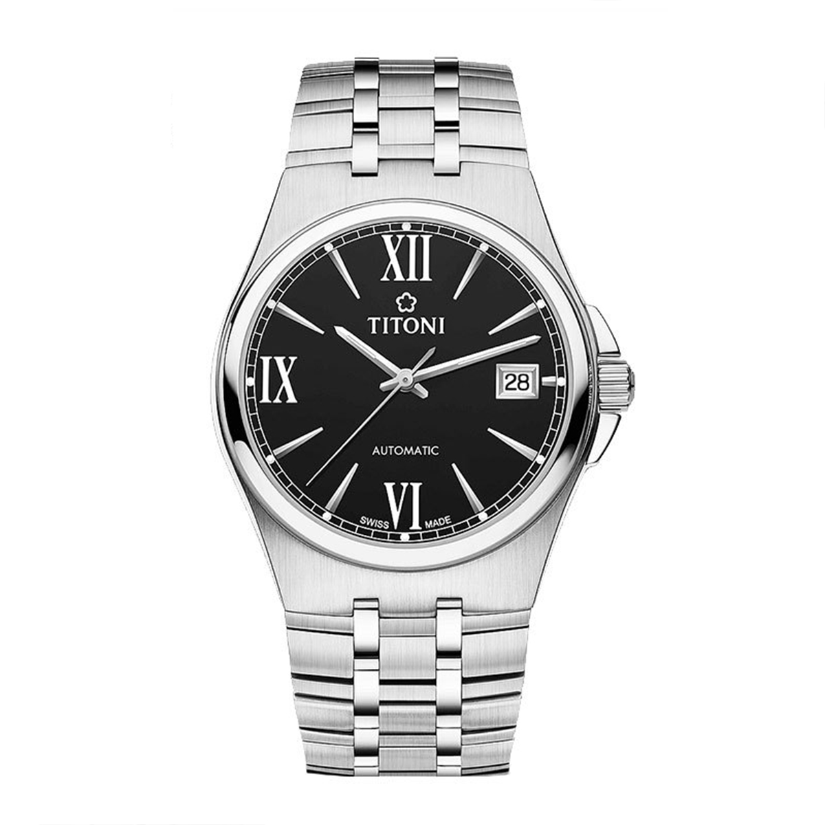 梅花titoni瑞士手表男士表自动机械空霸系列休闲商务男表83730s-521