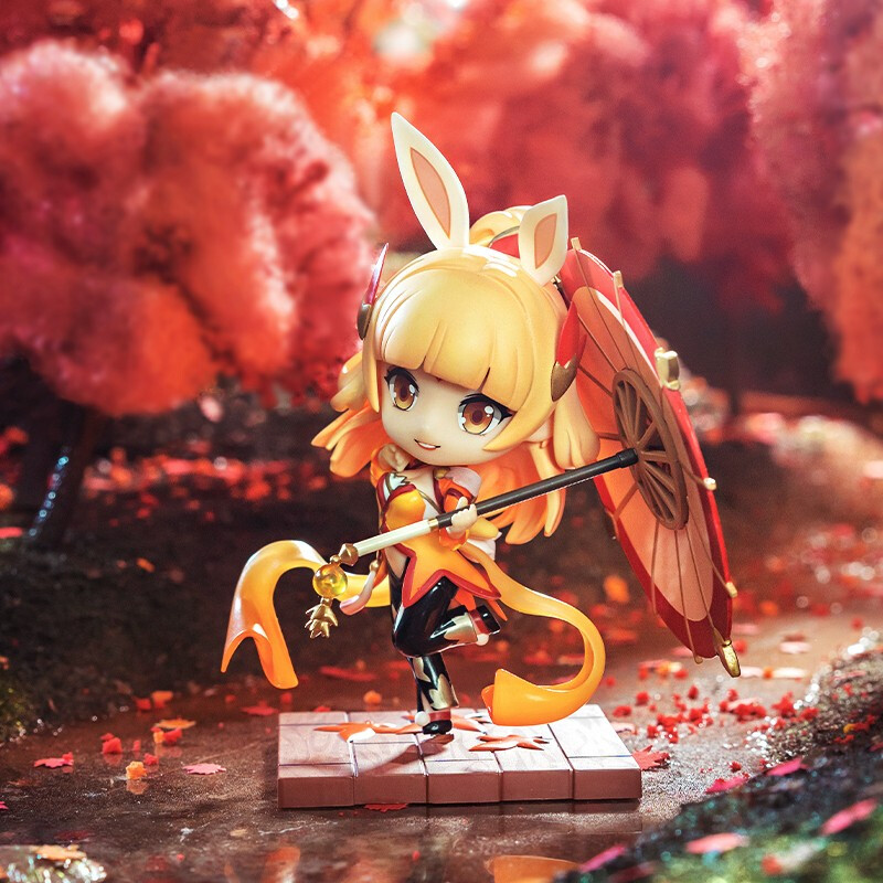 王者荣耀幻舞玲珑公孙离q版手办王者手办游戏周边商城模型玩具公仔