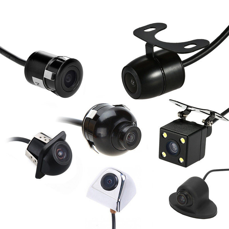 鹿途 汽车载前视/侧视倒泊车摄像头影像 12v通用高清夜视ccd600线广角