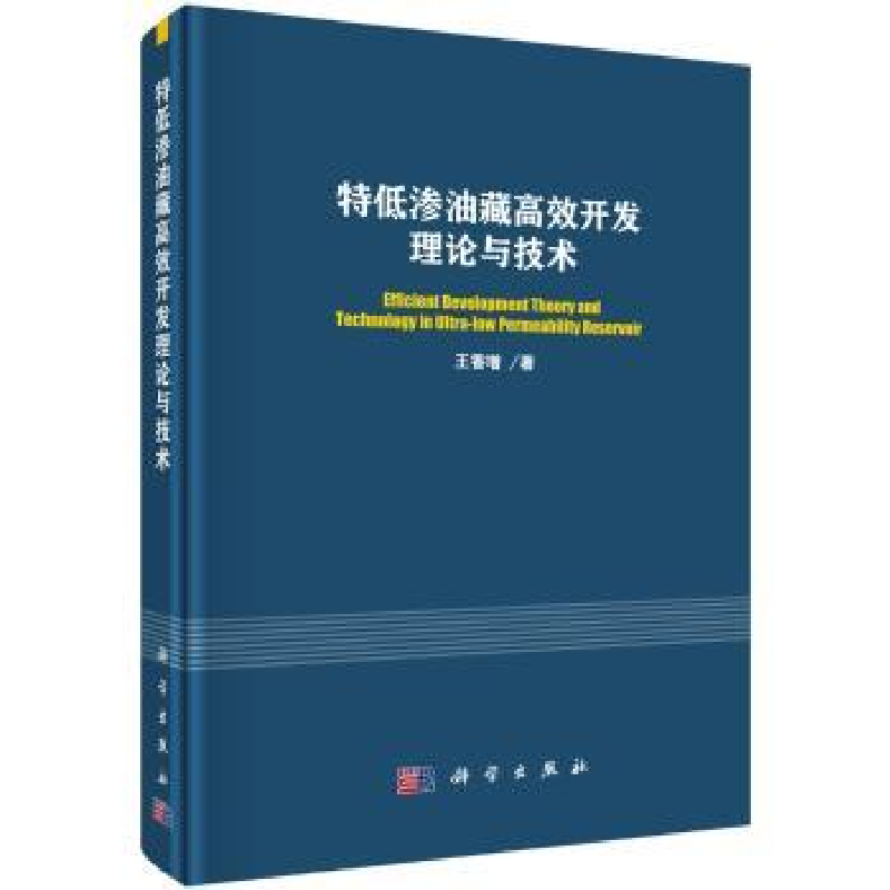 音像特低渗油藏高效开发理论与技术王香增