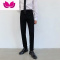 七斓上班黑色长裤男裤子韩版修身休闲裤百搭潮流西装裤垂感小西裤港风