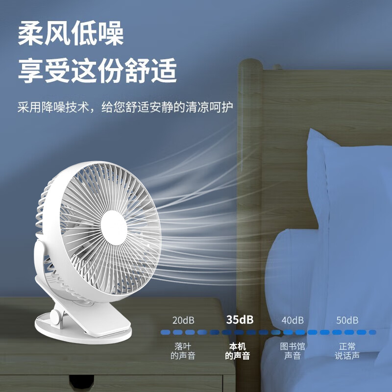 匹克*6寸桌面两用USB风扇高清大图