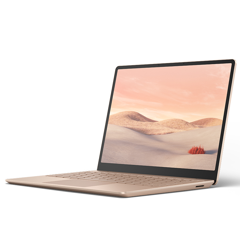 微软(Microsoft)Surface Laptop Go 3 笔记本电脑 i5 16G+256G砂岩金 12.4英寸触屏 办公本 学生 轻薄本