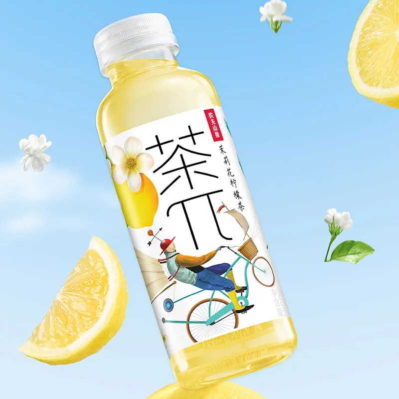 农夫山泉茶π(茶派)茶饮料 西柚茉莉花茶500ml*15瓶高清大图