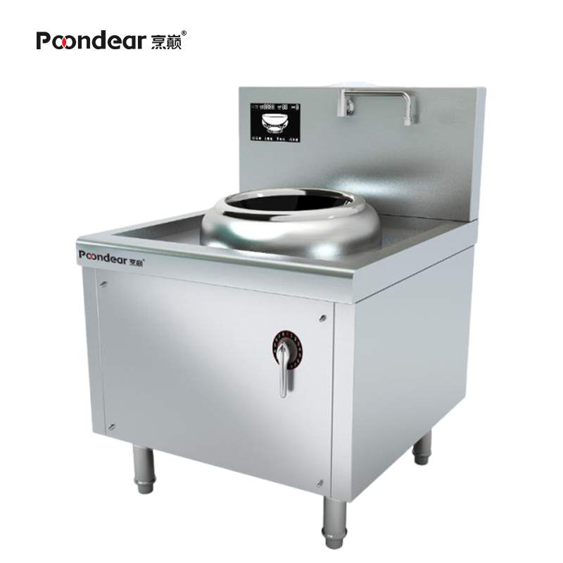 商用电磁小炒炉大功率凹面电磁灶单头无尾小炒炉灶 15kw PD-X400-E115