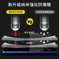 墨迪 opporeno4pro钢化膜全包膜护眼曲面reno4pro手机贴膜全包边5G版全屏曲面全覆盖防爆抗蓝光高清防摔