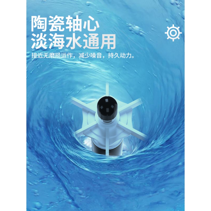 鱼缸循环潜水泵底吸抽换水族箱家用小型鱼粪便过滤器高清大图