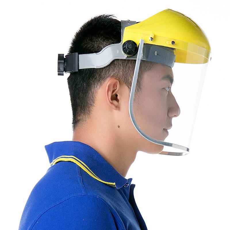 透明防护面罩防护面屏打磨防冲击厨房炒菜防油烟溅面具pvc防冲击面屏