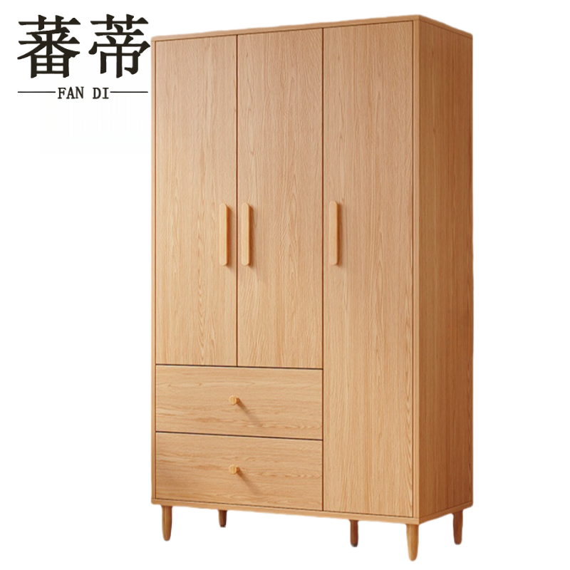 蕃蒂衣柜原木色高清大图