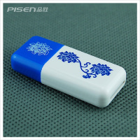 品胜(PISEN) 读卡器 TF 彩豆读卡器 (深蓝色青花瓷)