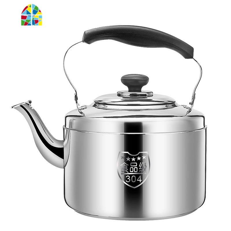 超厚新款304不锈钢4至10升鸣音大容量家用烧水壶煤气电磁炉 FENGHOU 5升鸣音水壶(304特厚款)图片