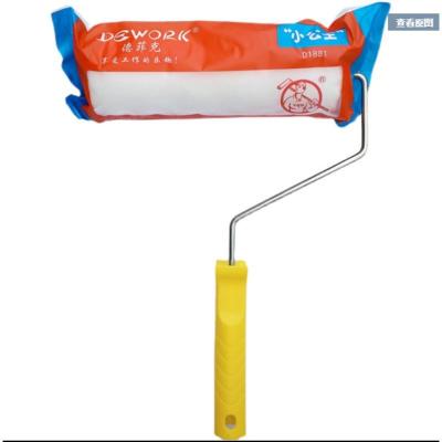 小公主长毛无死角滚筒(1把) 分色神器滚筒油漆刷收边内墙乳胶漆描边阴角修边涂料刷漆分色器
