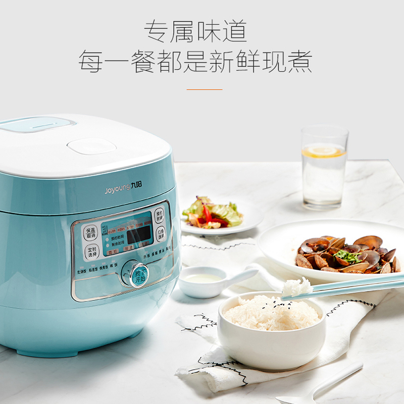 九阳(Joyoung)电饭煲JYF-20FS66 2升 土灶原釜 智灵旋控 智能预约 一键开盖 电饭锅高清大图