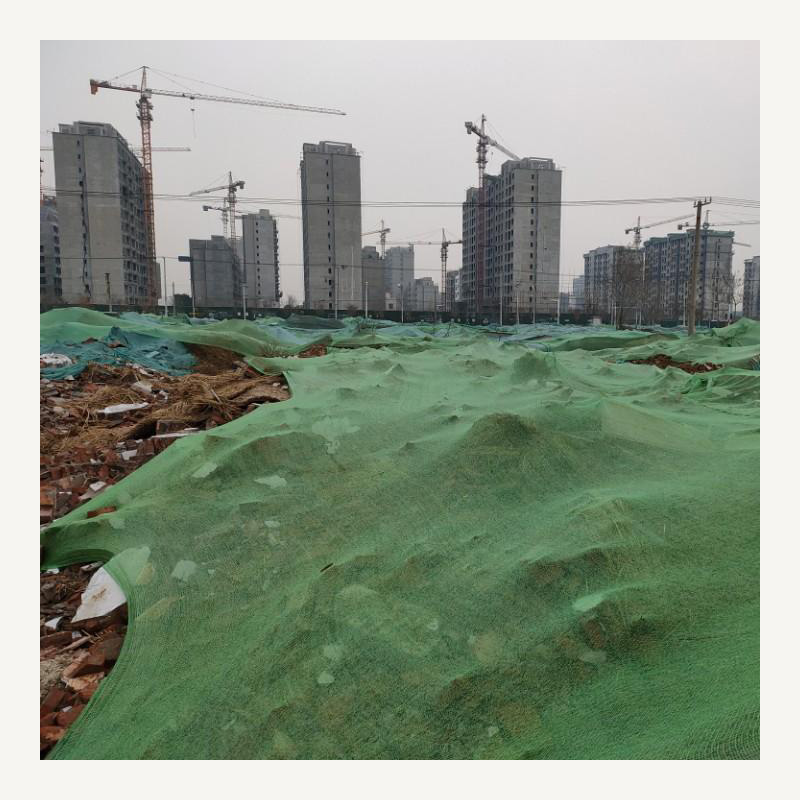 谐晟 绿色加厚遮阳网 防尘网绿色覆盖网 盖煤网扁丝建筑工地盖土网高清大图