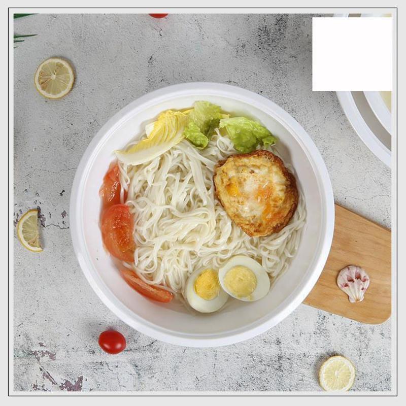 白色密胺仿瓷塑料饭店汤盆商用饭盆盛饭碗酸菜鱼碗毛血旺大碗餐厅 9英寸5009