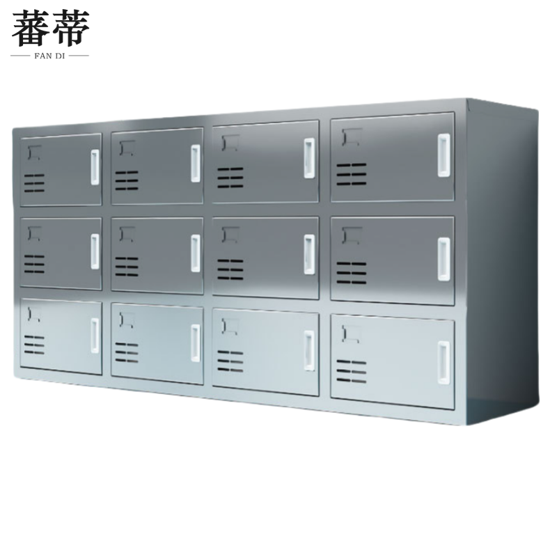 蕃蒂不锈钢鞋柜12门台高清大图