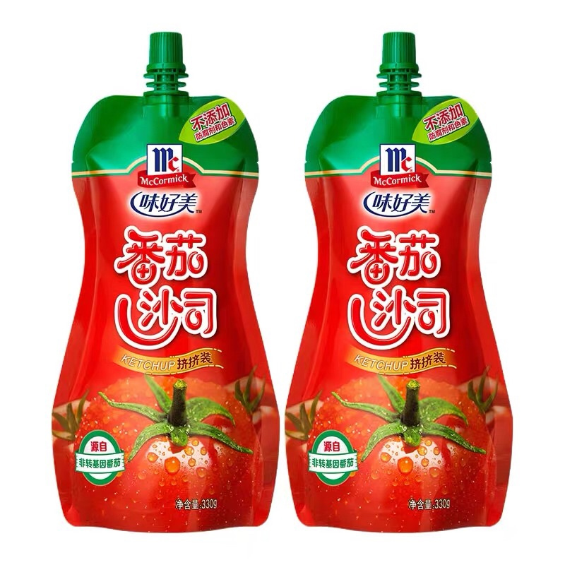 味好美番茄沙司330克 挤挤装