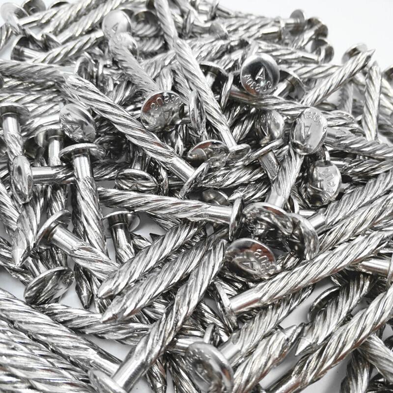 半个许仙纹钉钢钉水泥钉不锈钢螺纹镀锌铁螺丝钉平头钉子固定201850