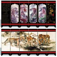 时尚饰品中国风礼品漆器小屏风摆件出国送老外纪念品外事礼品