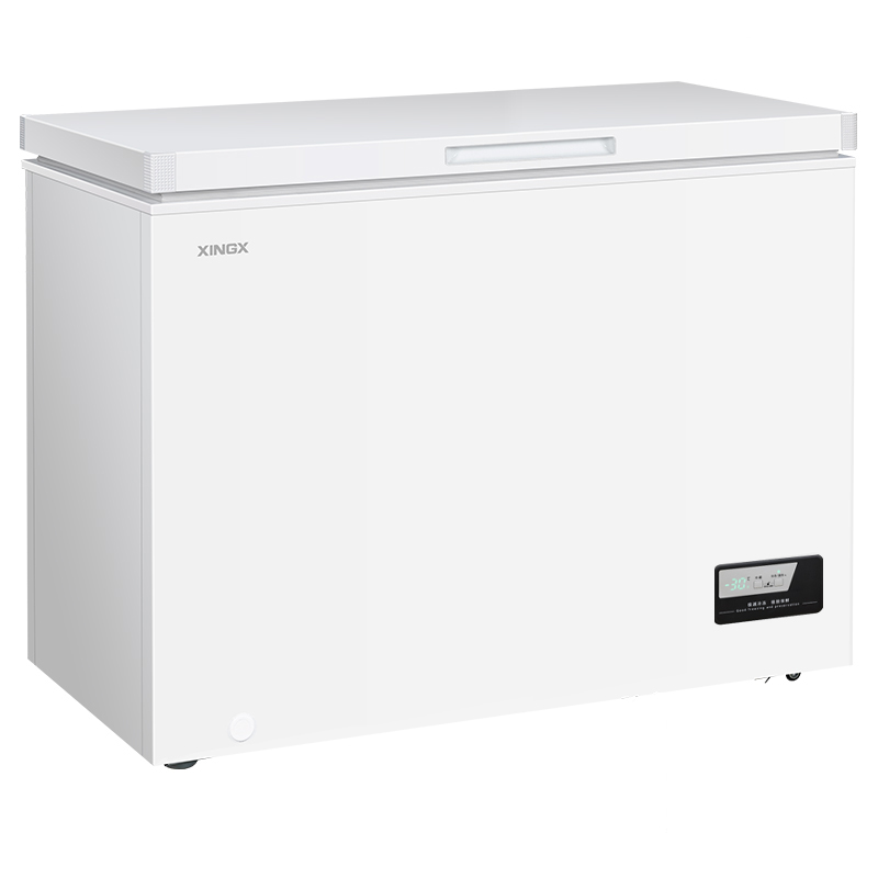 星星冰柜家用小型冷藏冷冻两用商用冷冻柜大容量减霜节能冷冻柜BD/BC-300DE高清大图