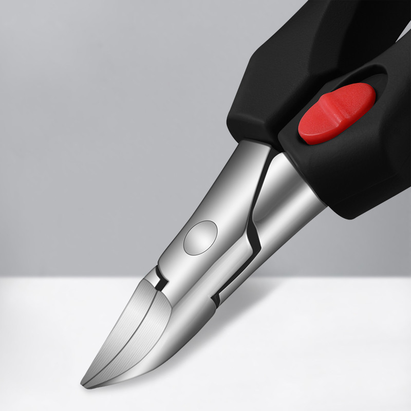 修脚专用鹰嘴钳锋利家用指甲剪刀厚灰脚趾甲沟专用指甲钳尖嘴便携7163