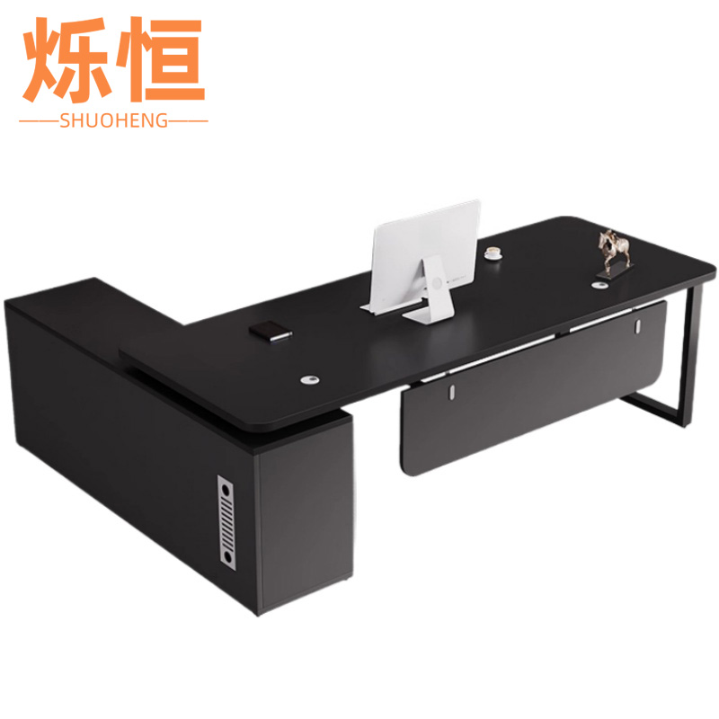 烁恒主管桌140cm张高清大图