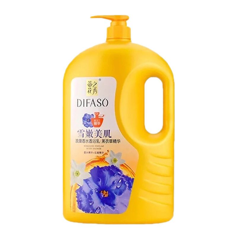 蒂花之秀薰衣草泡沫沐浴露家庭装大容量男女通用香型留香 雪域美肌[薰衣草]1.8kg+礼品