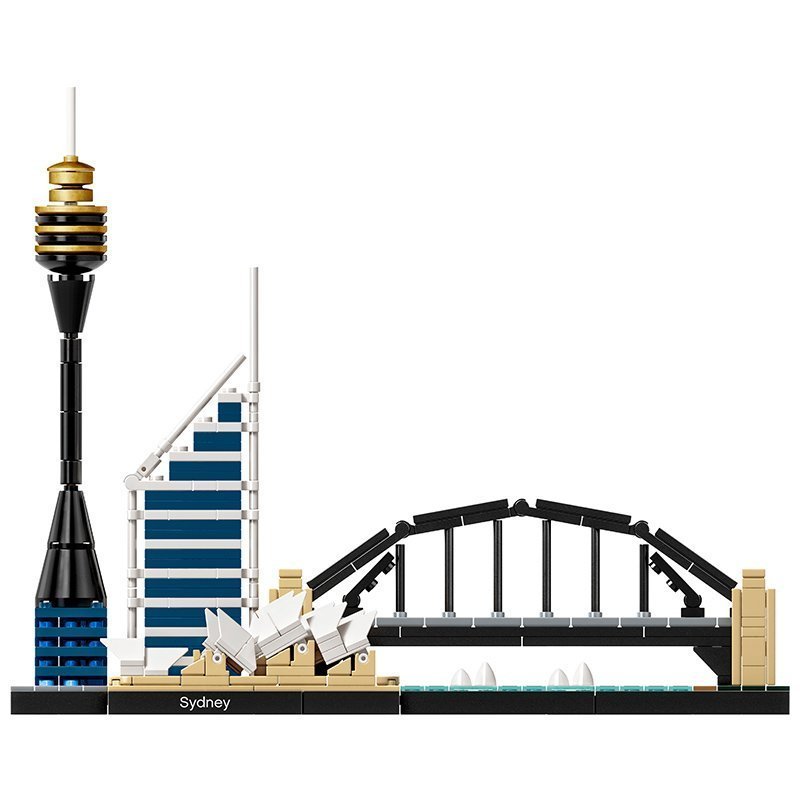 乐高(LEGO) 建筑街景系列 (21032澳洲悉尼天际景观)361颗粒儿童塑料积木玩具 10岁以上 200块以上
