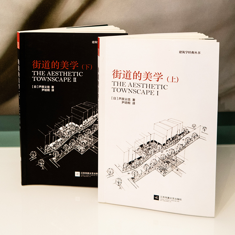 [正版]街道的美学 上下全套2册 建筑与规划建筑设计书籍 文化象征精品设计 外部空间街道景观住宅日本建筑学 城市规划公高清大图
