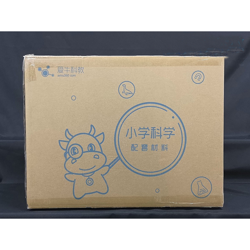 得力(deli)爱牛科教版材料箱上册套装 四年级用
