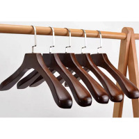 定制款木衣架 复古实木防滑45cm10个装