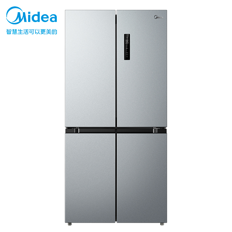 美的(Midea)480升十字对开冰箱一级智能双变频家用电冰箱双循环风冷无霜温湿精控大容量BCD-480WSPZM(E)高清大图