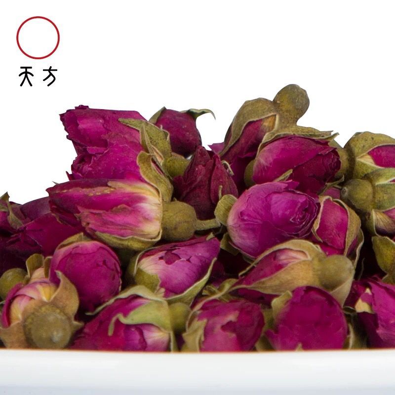 [中华特色]池州馆 天方玫瑰花茶 55g/罐 玫瑰花干 花蕾 华东高清大图
