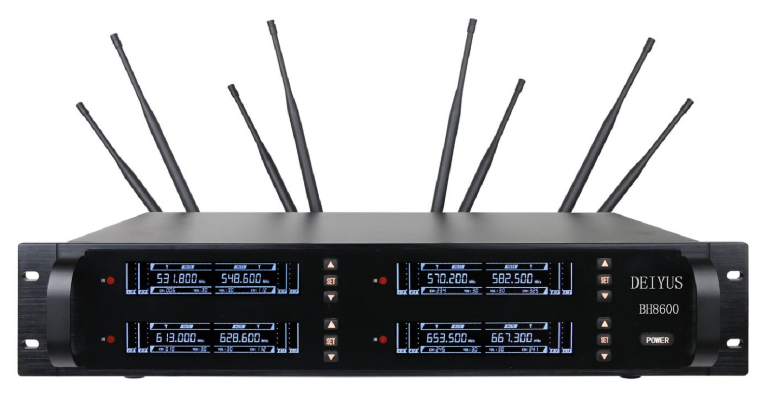 一拖八无线麦克风 一拖八会议话筒主机