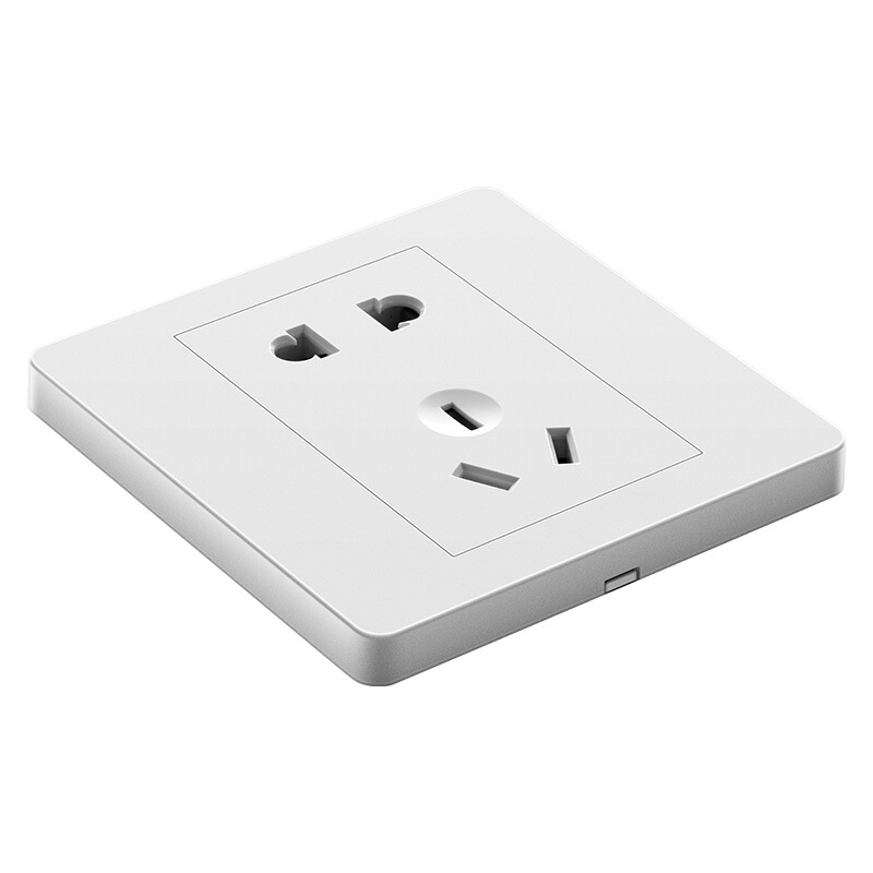 公牛(bull)五孔插座10A250V86×86防脱