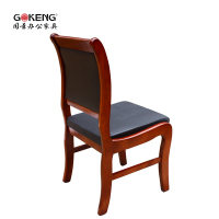国景GOKENG 会议椅 办公椅 黑色西皮