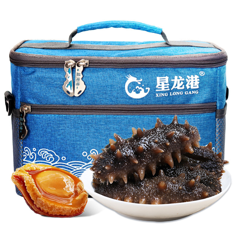 星龙港食品礼盒参情拥鲍款1100g大连海参鲍鱼即食