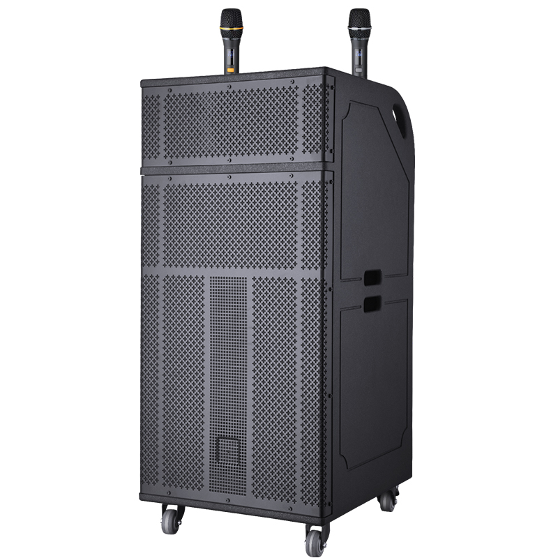 润普Runpu会议扩声拉杆音箱三分频15英寸低音野外作训户外扩音带话筒专业拉杆音响音箱RP-S-ZLG15高清大图