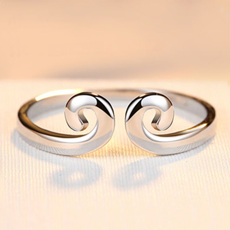 925银可节悟空紧箍咒戒指 时尚饰品银戒指 男女士日韩情侣对戒送女