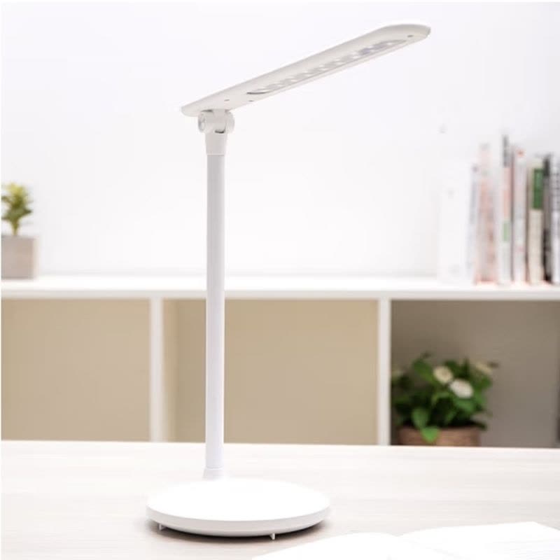 得力(deli)4328 可充电式折叠护眼台灯LED充电台灯白色图片
