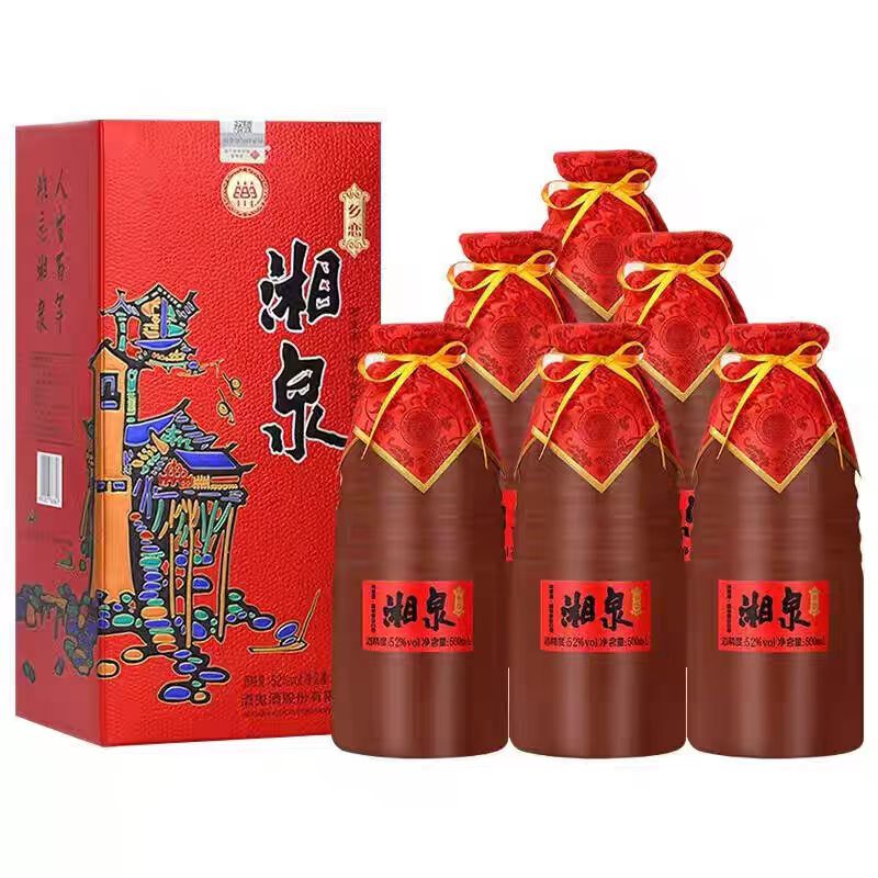酒鬼酒 湘泉乡恋 52度 500ml 馥郁香型白酒高清大图