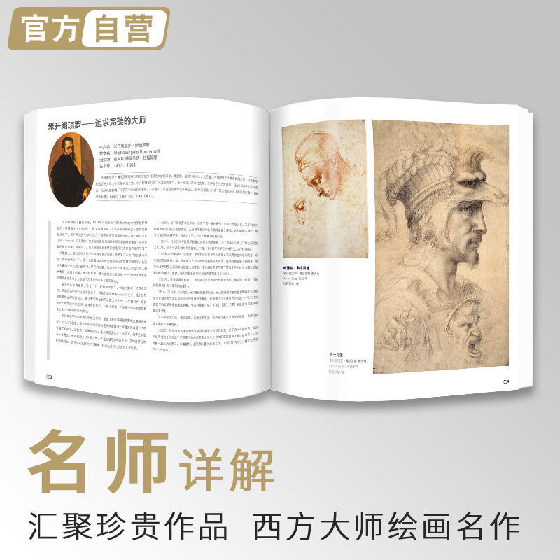 千年回望西方大师名作素描肖像 美院人物头像500年欧洲世界经典作品回响合集绘画美术原作画册本书籍临摹高清大图