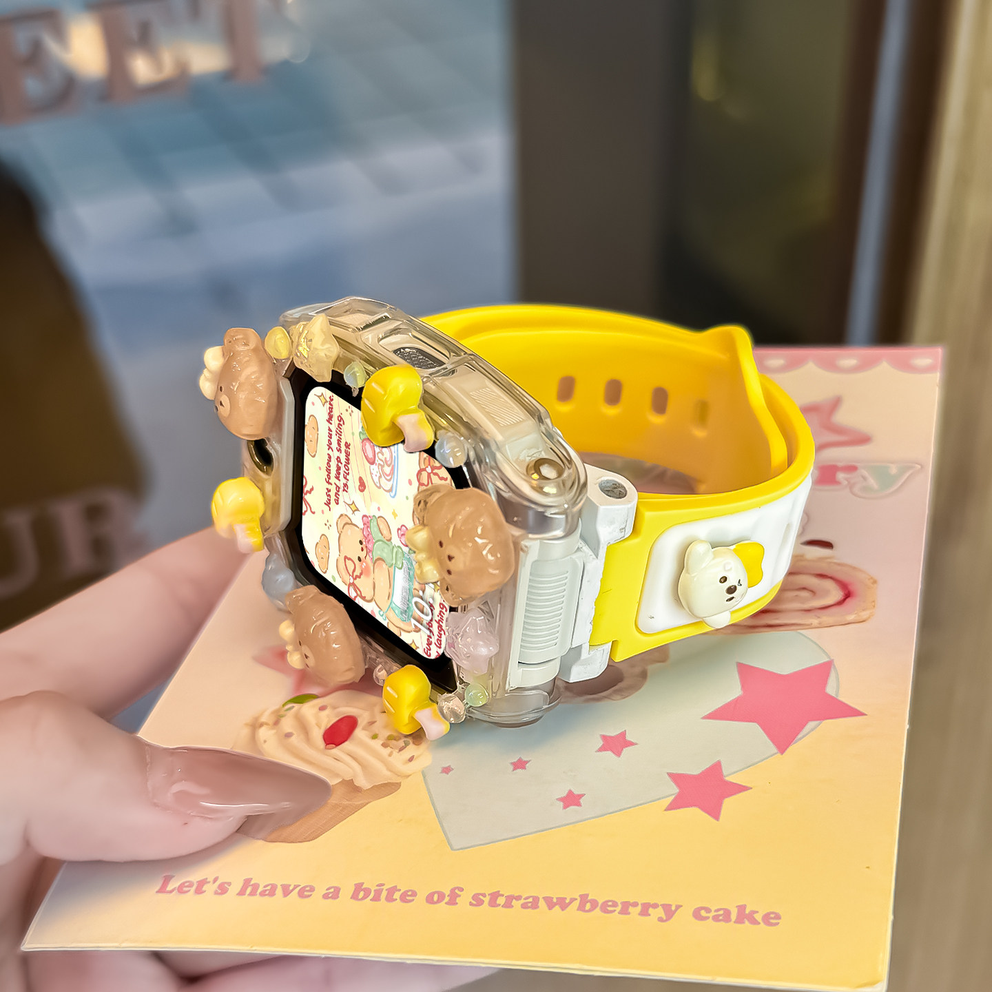 适用小天才电话手表表带Z10/Z9可爱挂脖Z11新款Z8Z7S保护套3139B高清大图