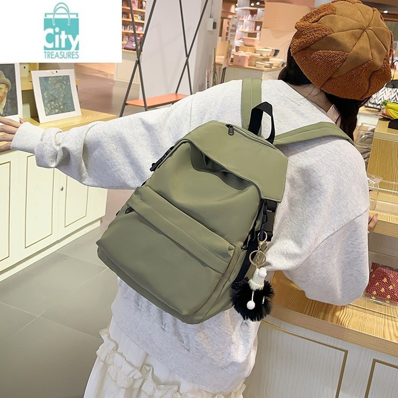 书包初中女生2024新款小学生大容量背包学院风高中学生韩版双肩包